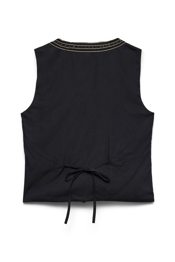 Vero Moda Colete boho Preto