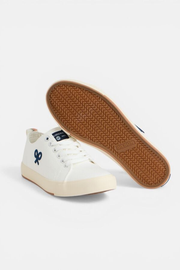 Silbon Zapatilla clasica lona Blanco