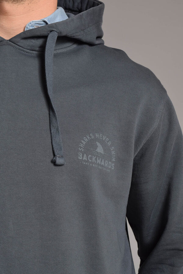 Cloking Washed Hooded Sweatshirt  Navy