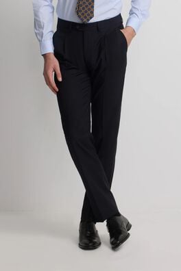 Pantalón traje cruzado stretch