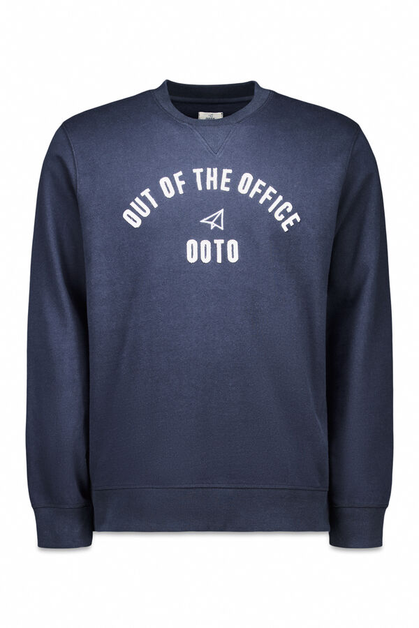 OOTO Sweatshirt box logo Navy