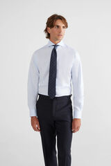 Silbon Single-cuff dress shirt Blue