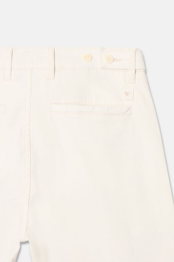 Silbon Pantal&oacute;n sport chino pinza Marfil