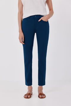 Cortefiel Jeans Pitillo Crop Color