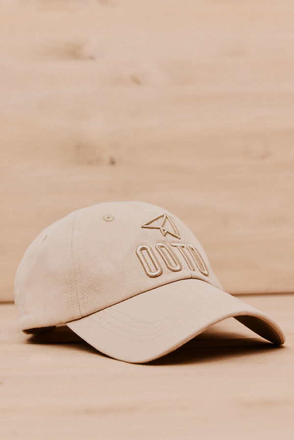 OOTO Gorra visera textil Camel