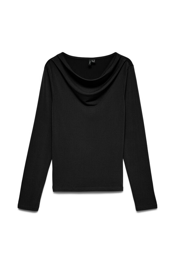 Top con cuello desbocado