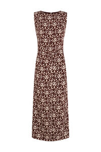 Slowlove Vestido estampado frunce