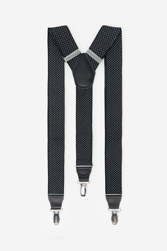 Cortefiel Tirante elastico microlunar Negro
