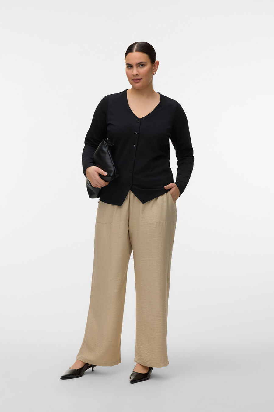 Pantalón largo talla grande