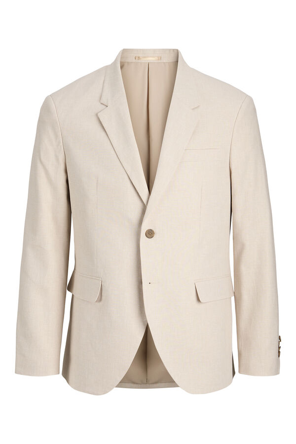 Jack & Jones Blazer slim lino Beige