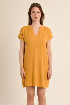 Molly Bracken Vestido de manga corta escote en V