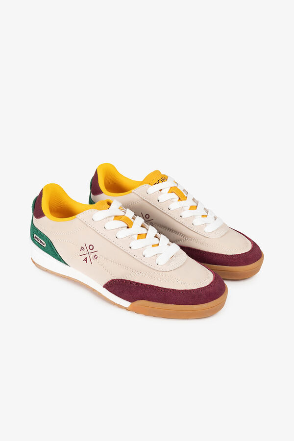 Popa Muse Split leather Women's Sporty Multicolour