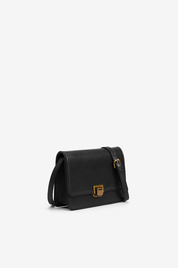 Vilanova Plain crossbody bag Black