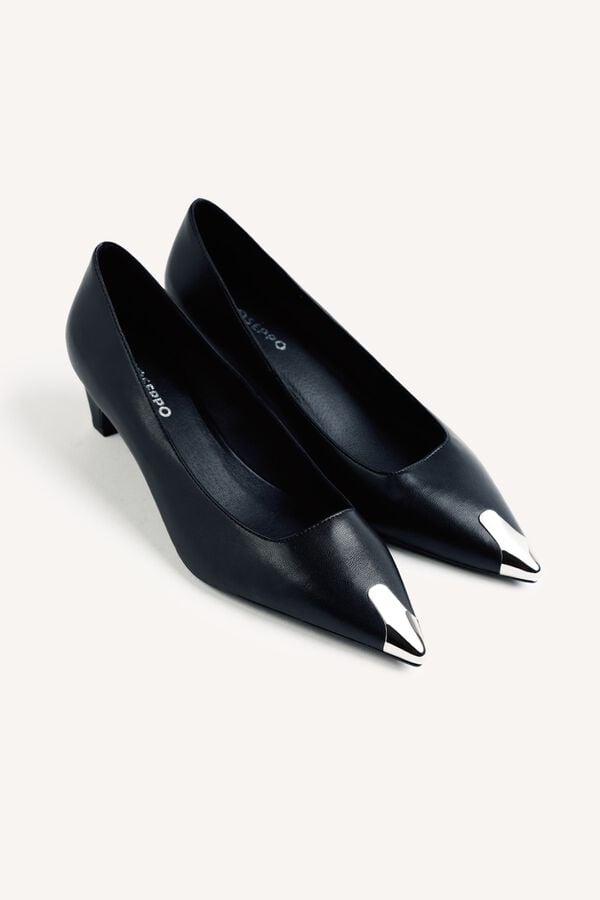Gioseppo Zapatos tac&oacute;n Negro
