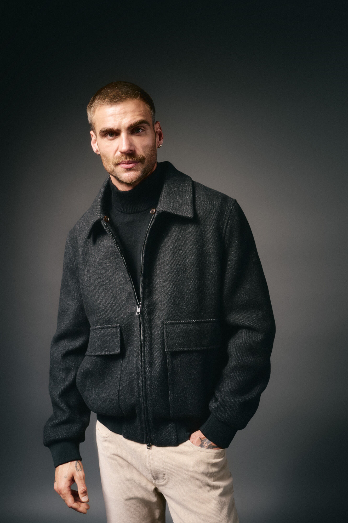 OOTO Chaqueta de lana borrego