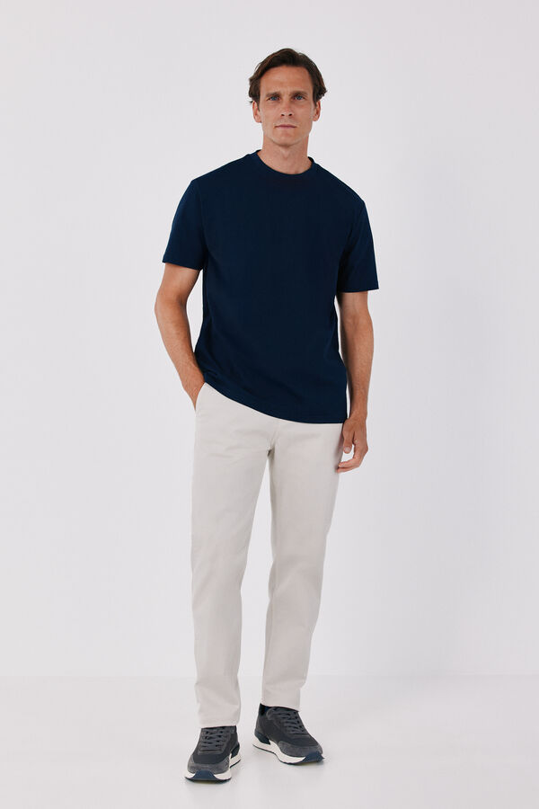Cortefiel T-shirt refinada Azul