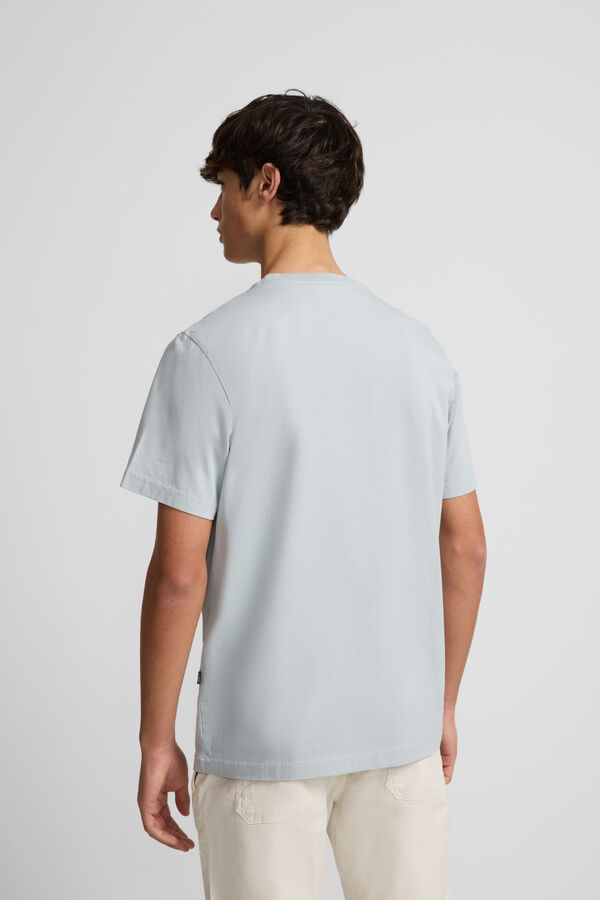 Silbon Camiseta raqueta media Azul