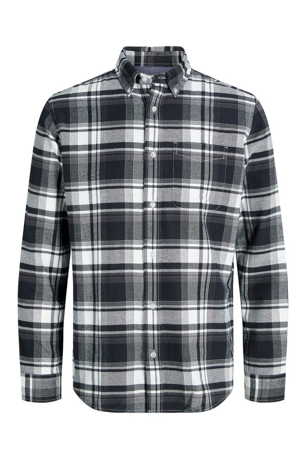 Jack & Jones Camisa de flanela Preto
