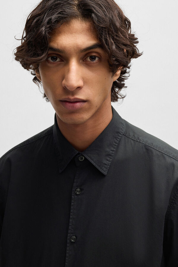 HUGO Camisa de manga larga Black