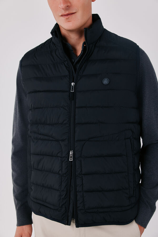 Cortefiel Chaleco acolchado ultraligero Negro