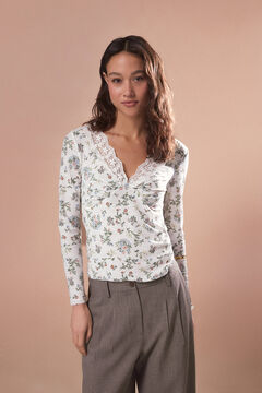 Slowlove Top estrucutura detalle blonda