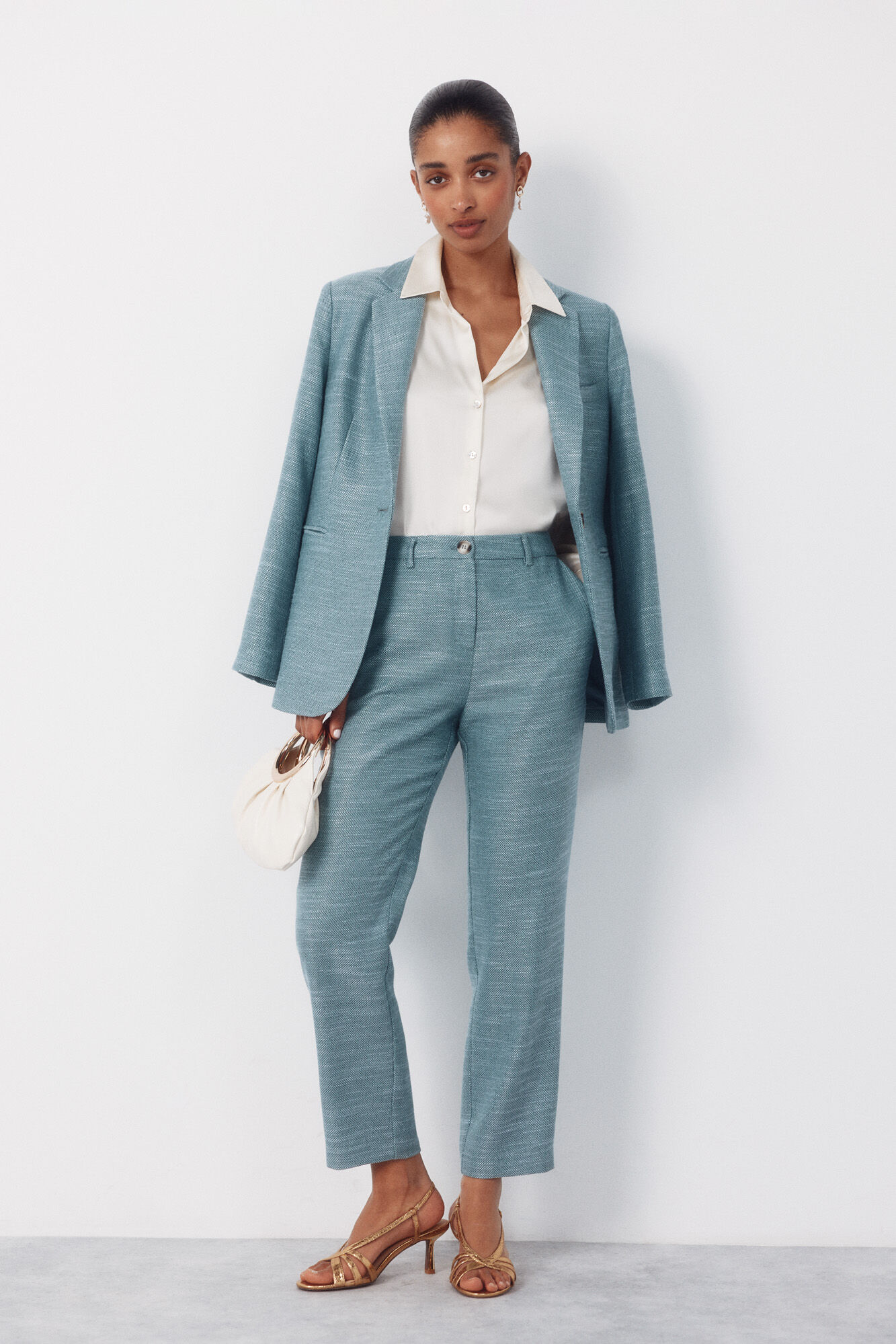 Cortefiel Camisa satinada