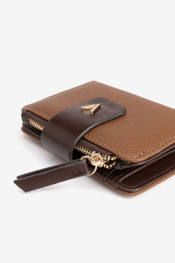 Vilanova Monedero Bicolor Peque&ntilde;o Camel