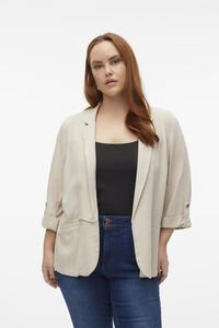 Vero Moda Curve Blazer 3/4 lino talla grande