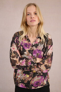 Molly Bracken Camisa de manga larga con estampado