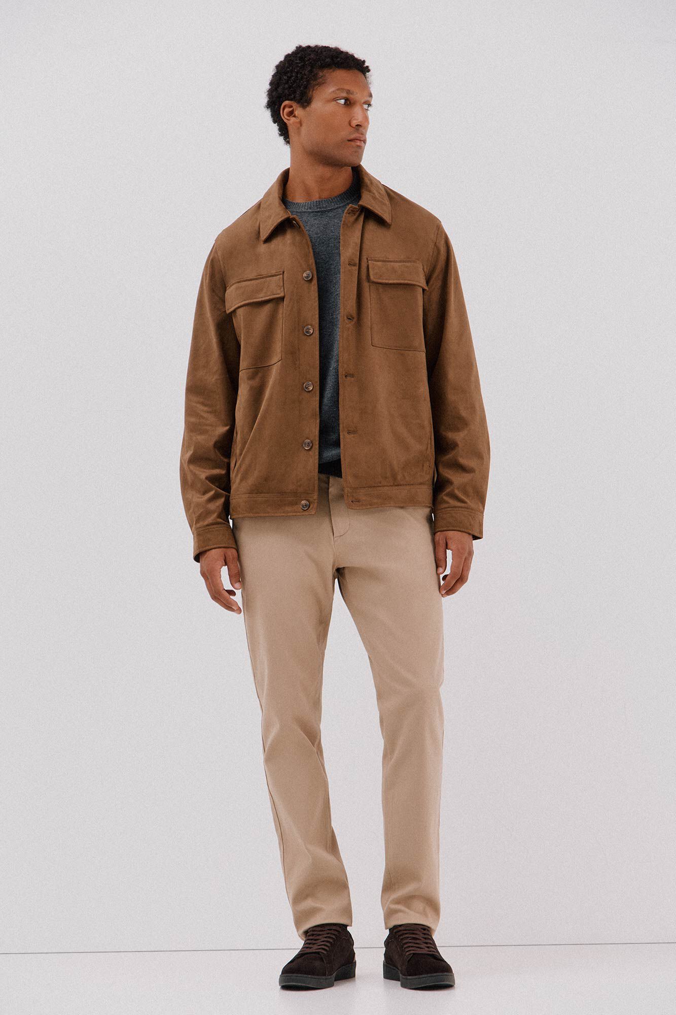 Cortefiel Jersey lana lambswool cuello redondo