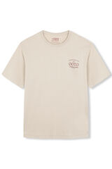 OOTO Camiseta gr&aacute;fica lavada Beige