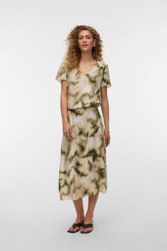 Vero Moda Falda 7/8 efecto satinado