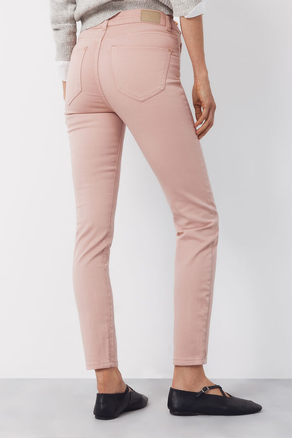 Cortefiel Jeans Sensational Pitillo color Rosa