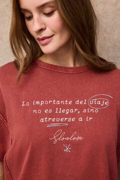 Slowlove T-shirt estampada