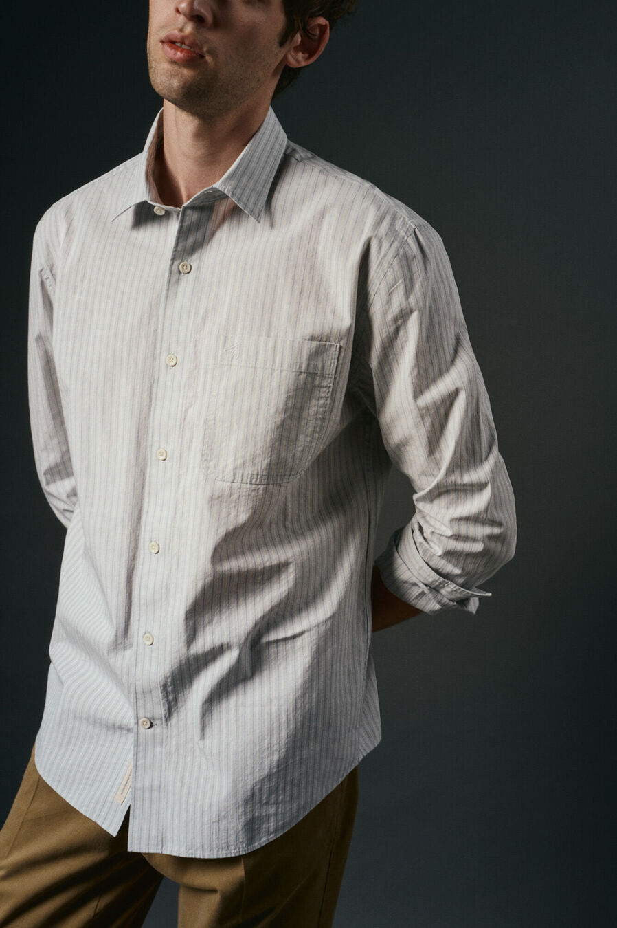 Camisa rayas estructura