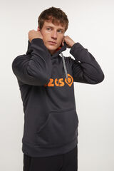 Izas Sudadera con logotipo gris