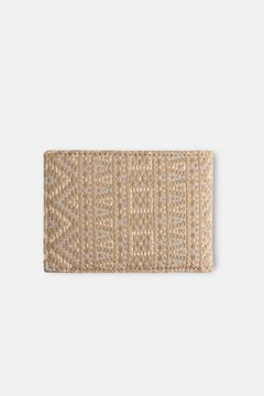 Silbon Cartera detalle &eacute;tnico piel