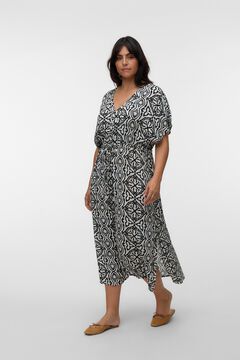 Vero Moda Curve Vestido 7/8 estampado de manga corta talla grande
