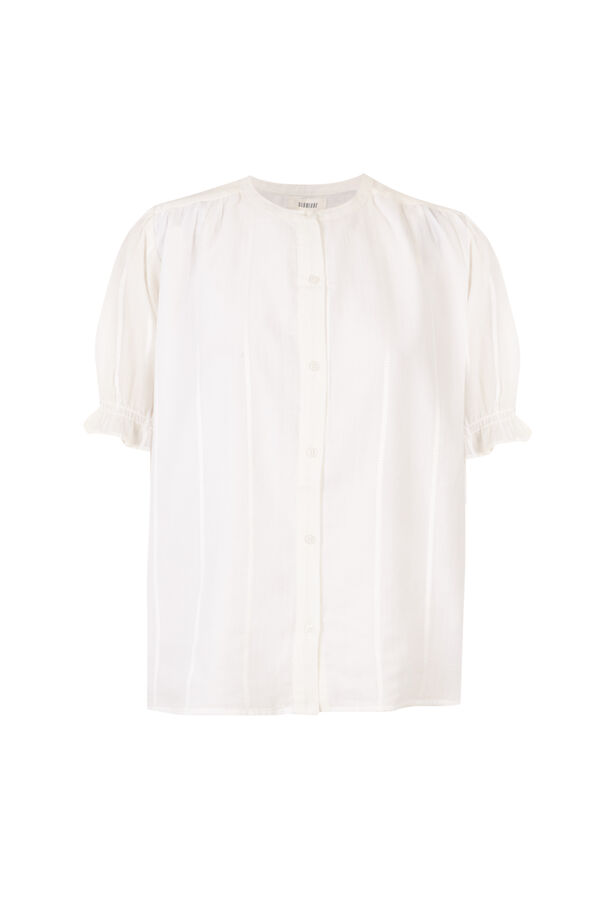 Slowlove Blusa dobby fluido Marfil