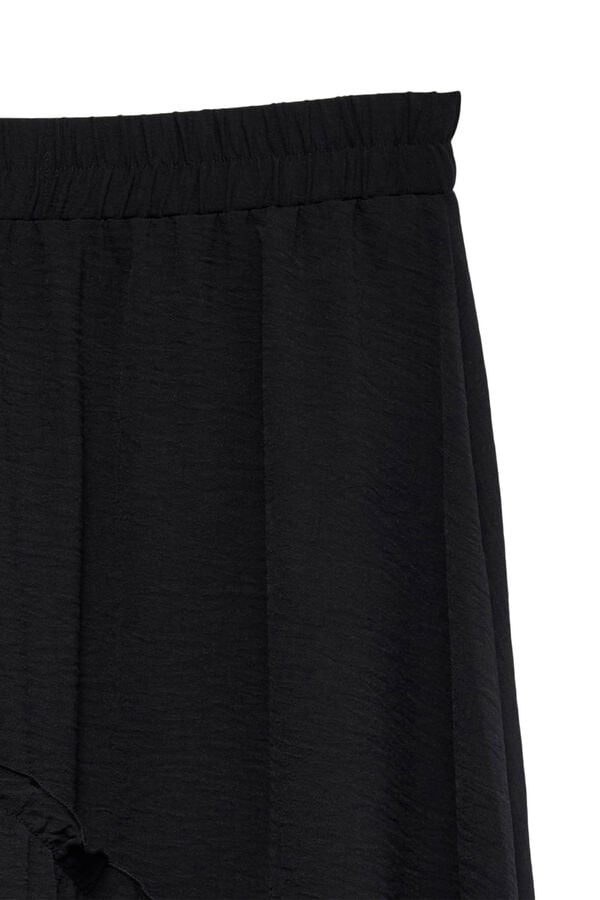 Vero Moda Falda midi con volantes Black