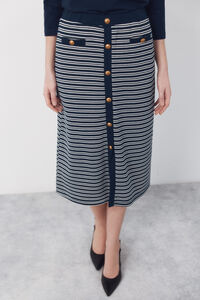 Cortefiel Falda punto botones