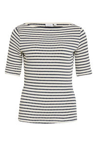 Vila Top de manga 2/4 con cuello barco