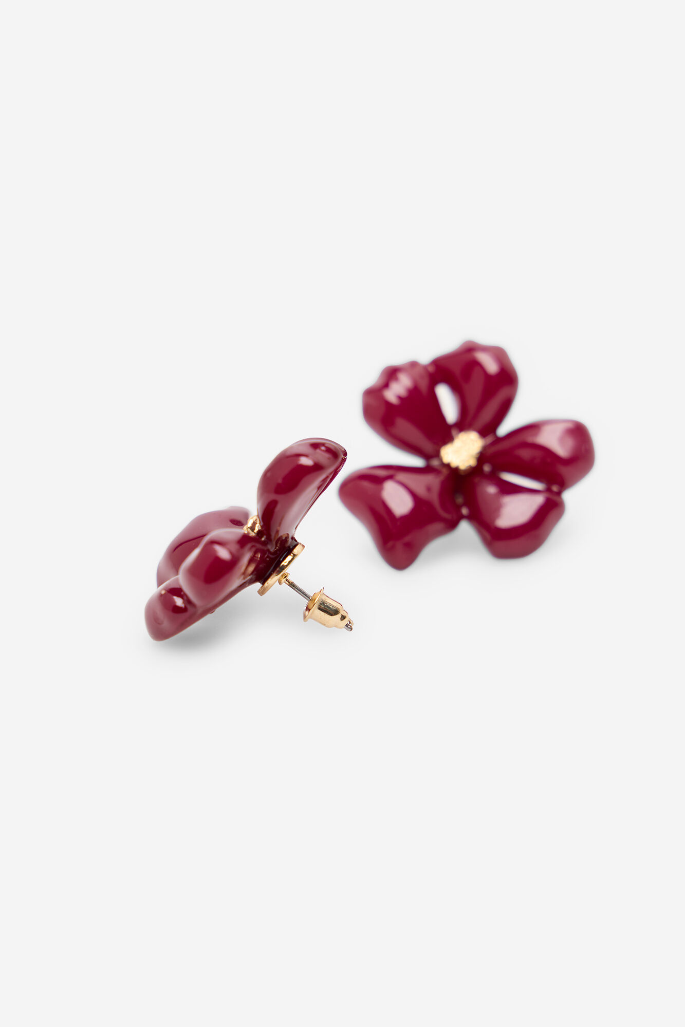 Cortefiel Pendientes de flor vintage