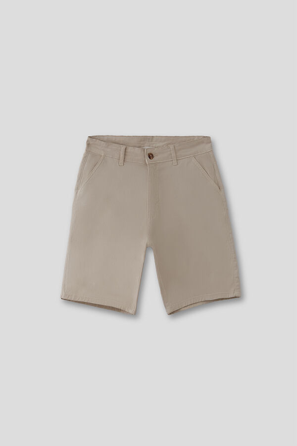 Street Monkey Bermuda chino Tostado