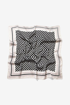 Vilanova Bandana Estampada Geom&eacute;trica