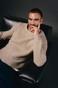 OOTO Camisola de malha pérola de lã