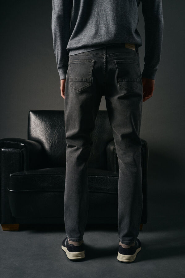 OOTO Pantal&oacute;n vaquero slim fit Gris