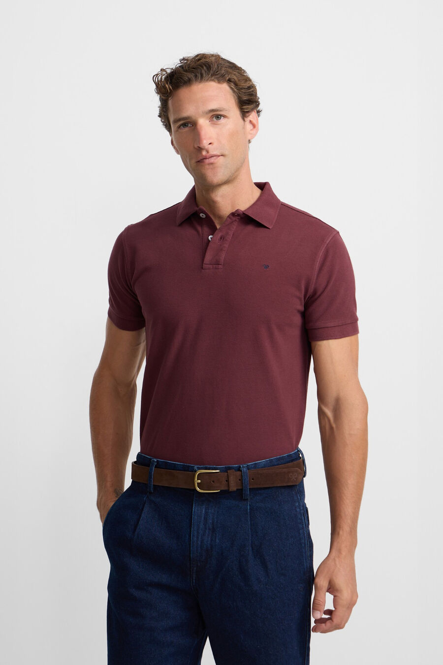 Polo clásico liso