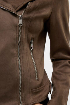 Vero Moda Blus&atilde;o em camur&ccedil;a com tachas