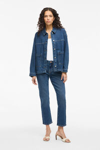 Vila Jaqueta jeans com bolsos